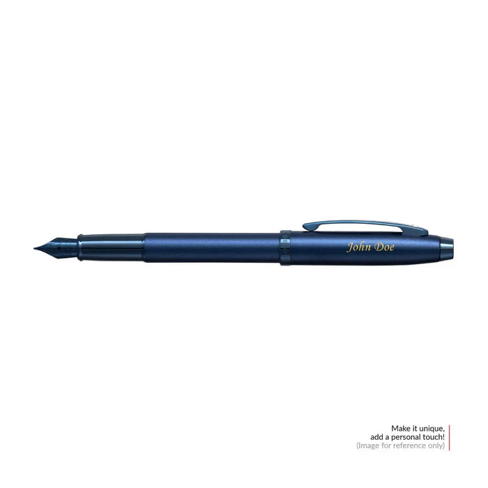 Sheaffer 100 Glossy Coffee Brown Fountain Pen With PVD Gold-Tone Trim