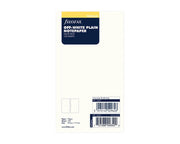 Filofax Personal Plain White Notepaper Refills - 100 Sheets
