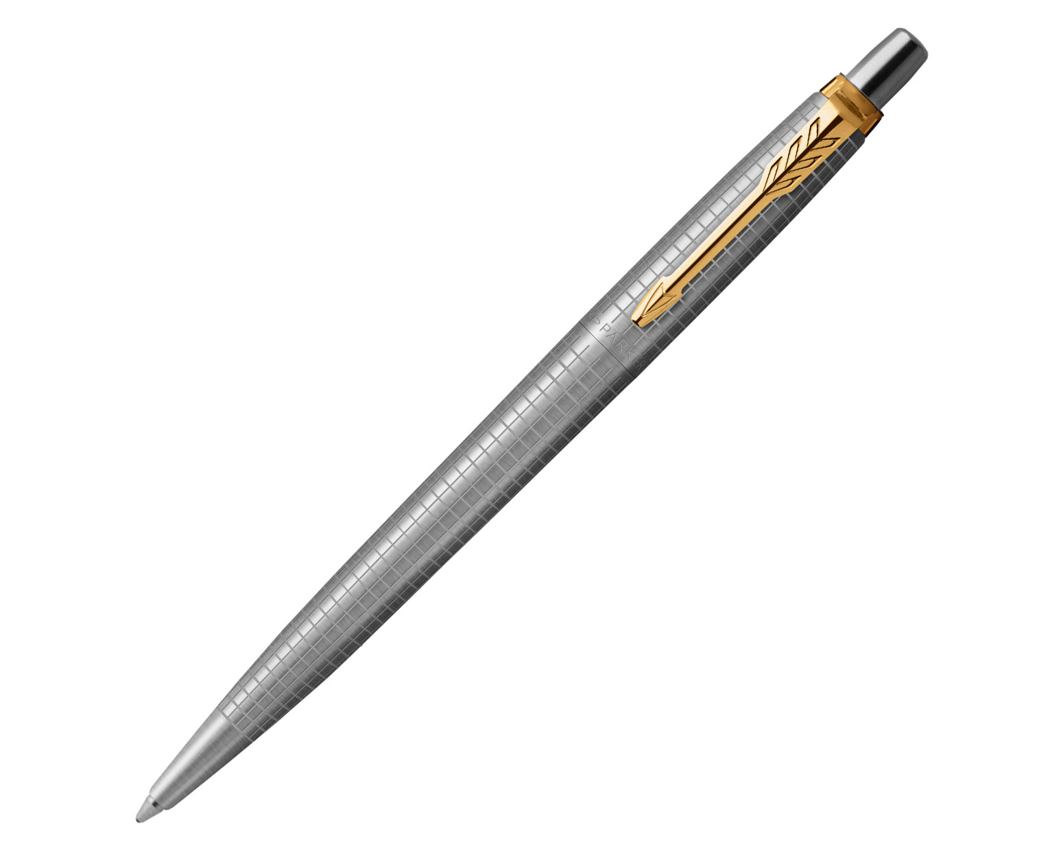 Parker 70th Anniversary Jotter Ballpoint Pen - Stainless Steel with Gold Trim