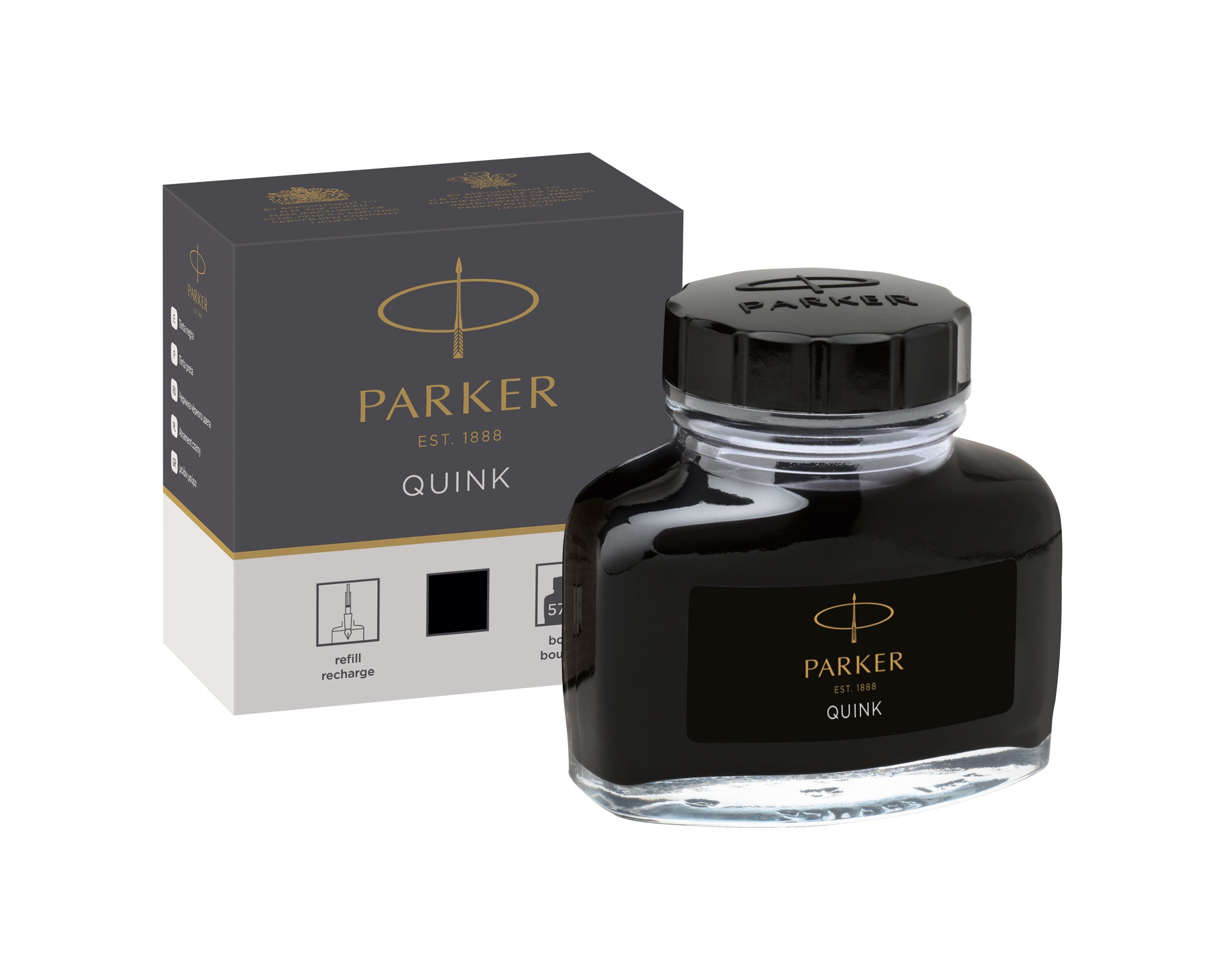 Parker Quink 2oz Bottled Ink - Black