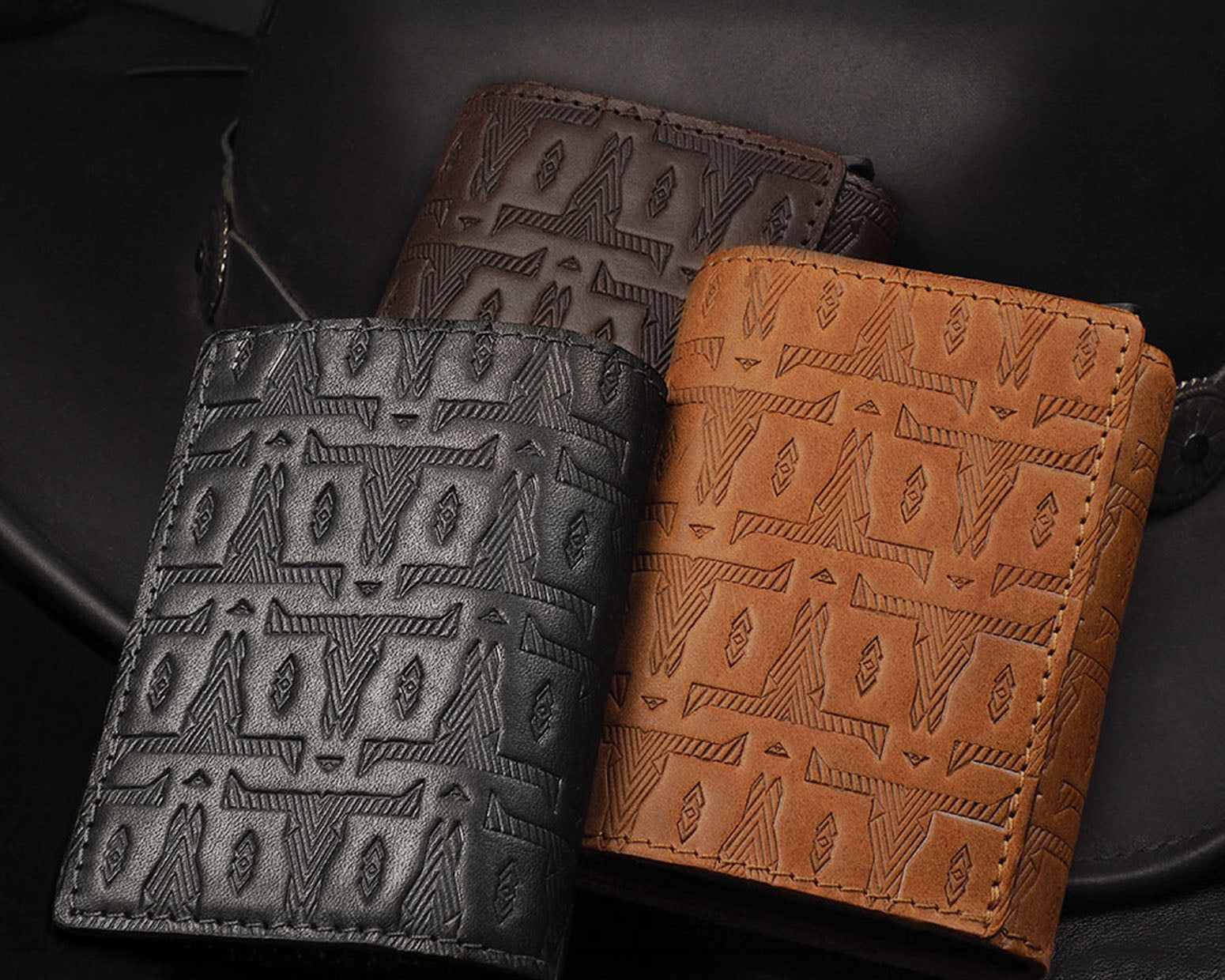 Pularys BOSTO Wallet - Native Decor in Brown