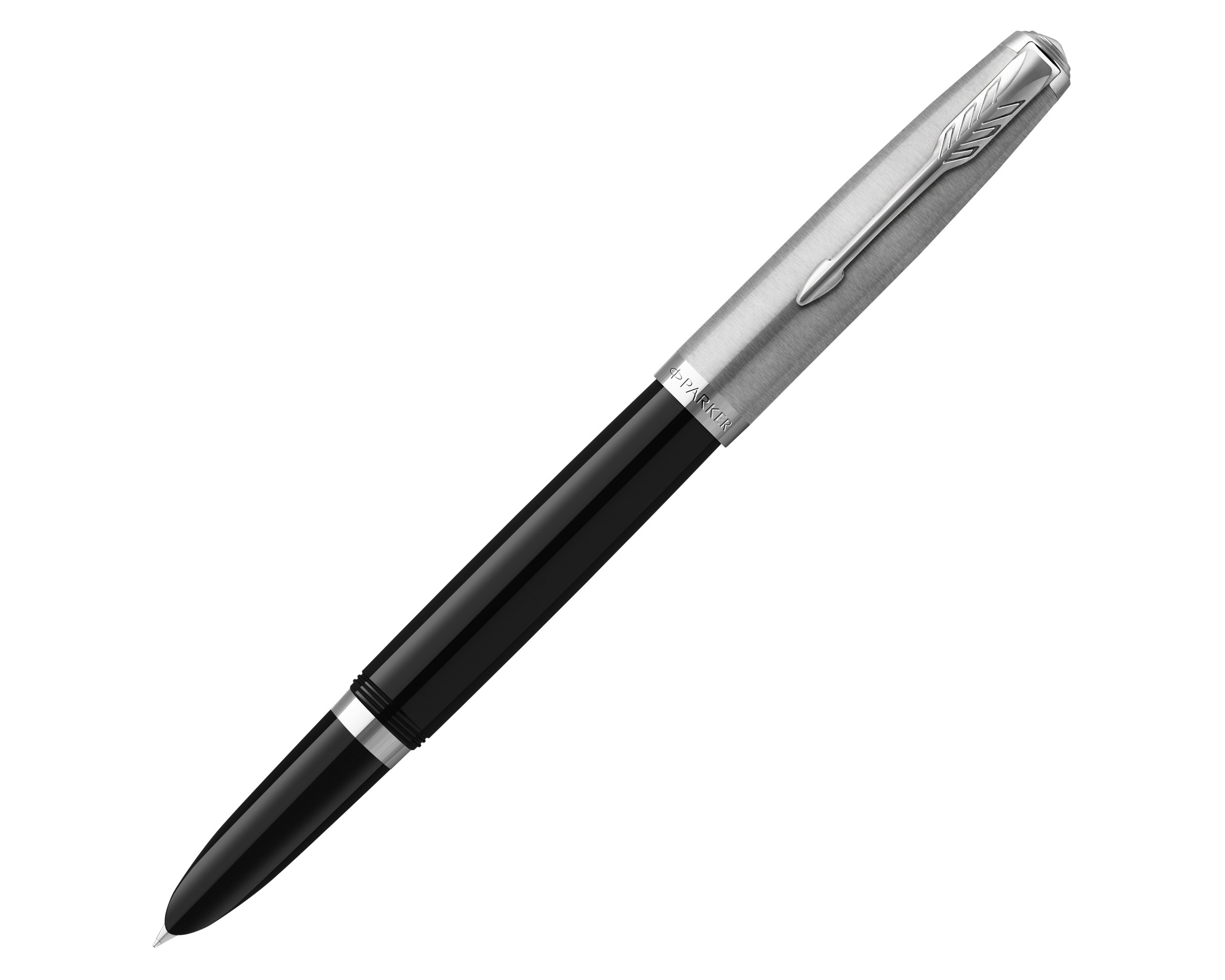 Parker 51 Fountain Pen - Black with Chrome Trim