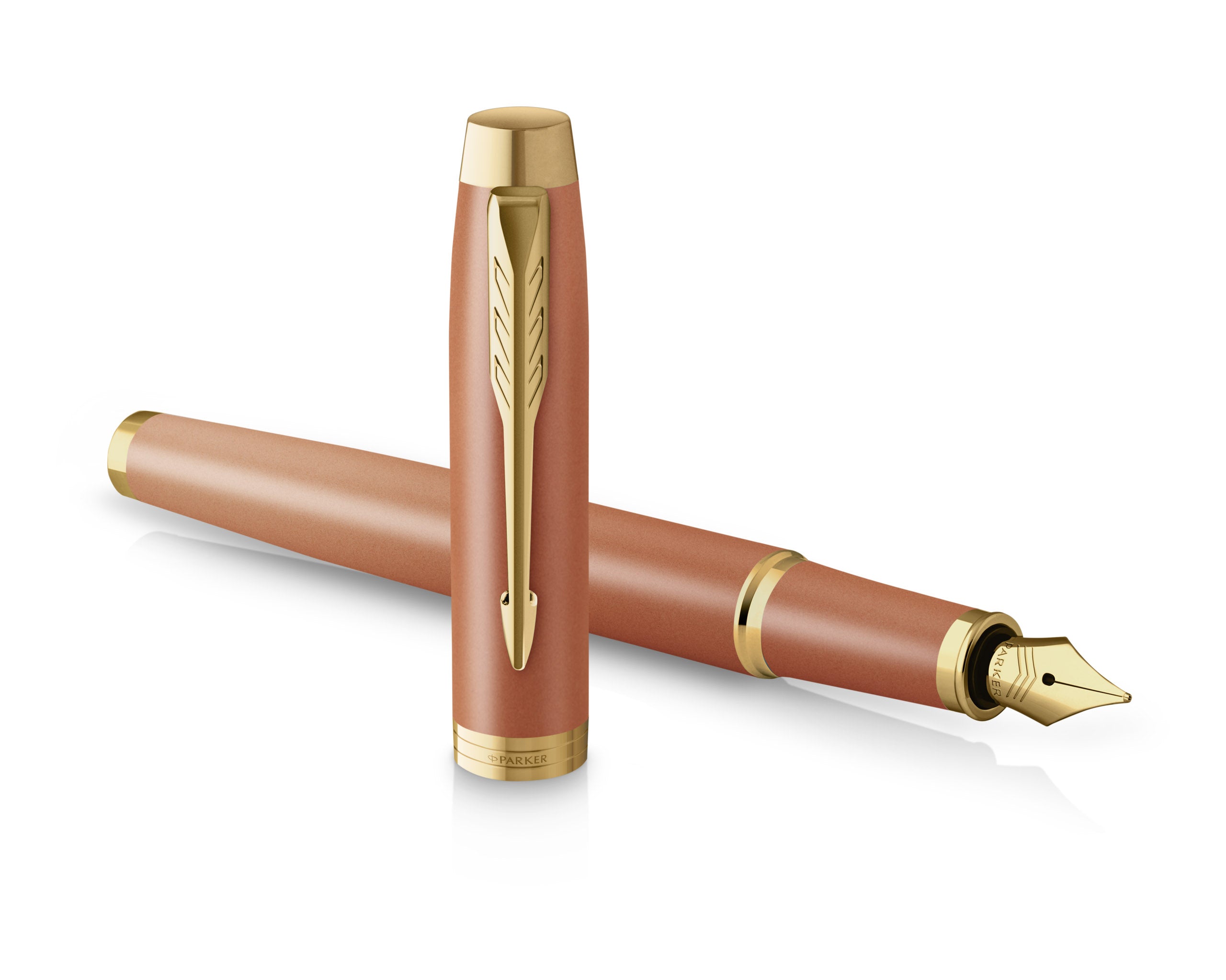 Parker IM Writing Rituals Fountain Pen - Orange with Gold Trim