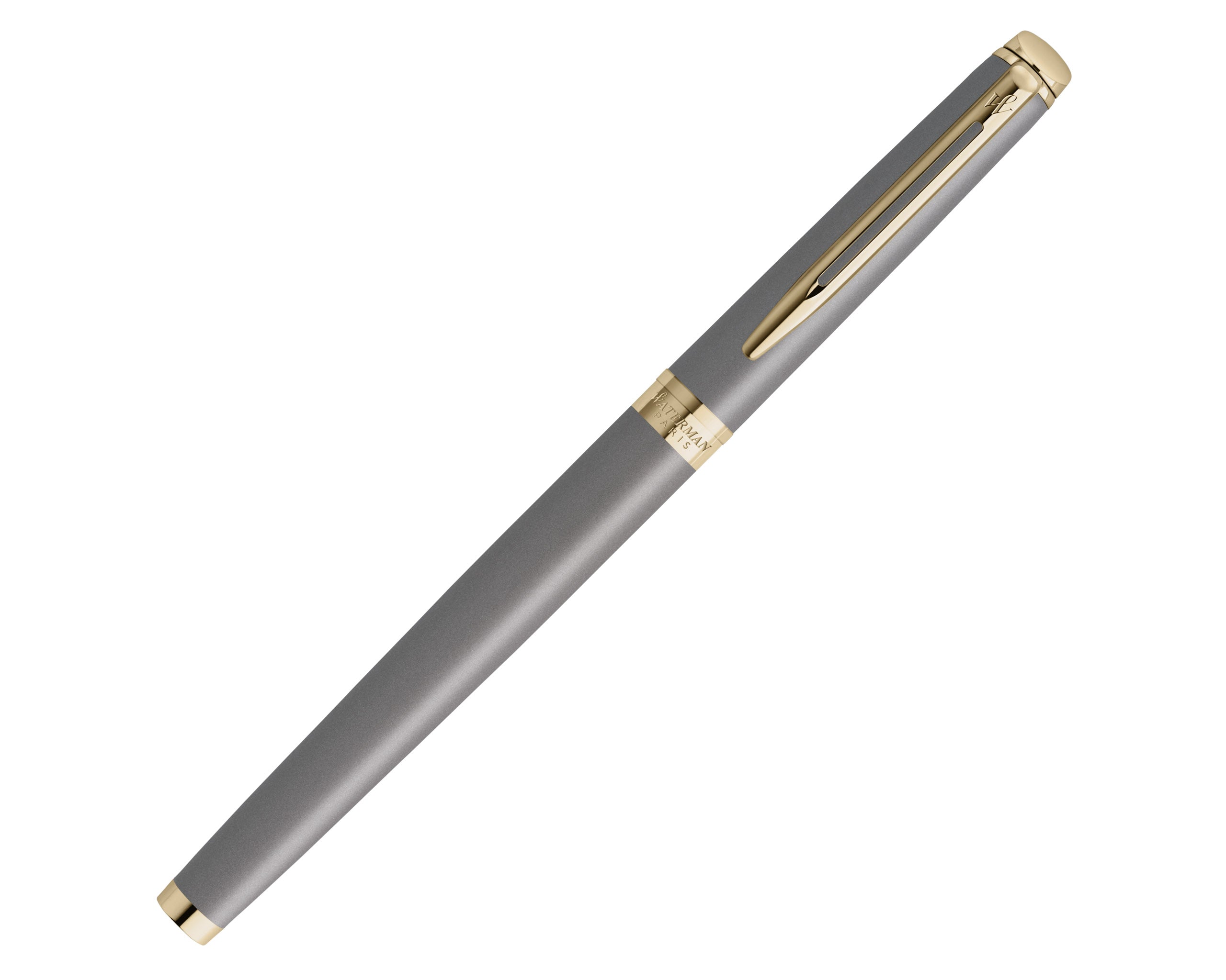 Waterman Hemisphere Metallic Stone Grey Rollerball Pen with Gold Trim