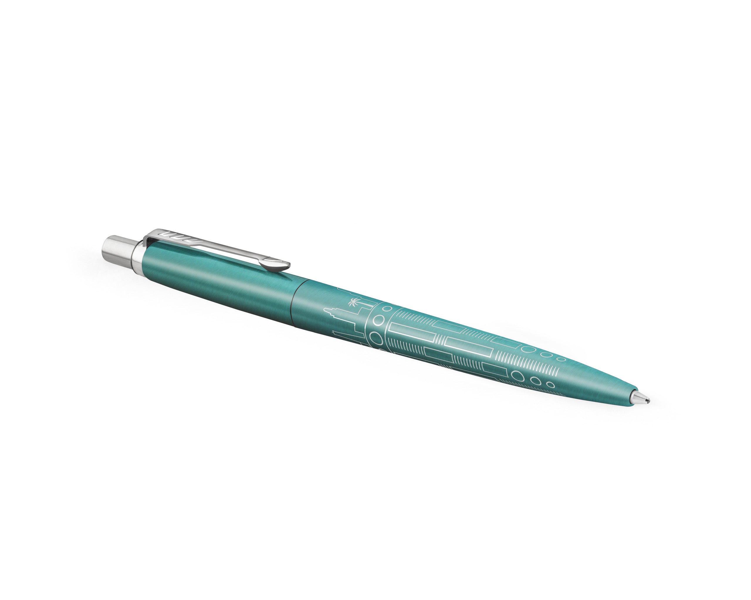 Parker Jotter Global Icons Ballpoint Pen - Miami Turquoise (Special Edition)