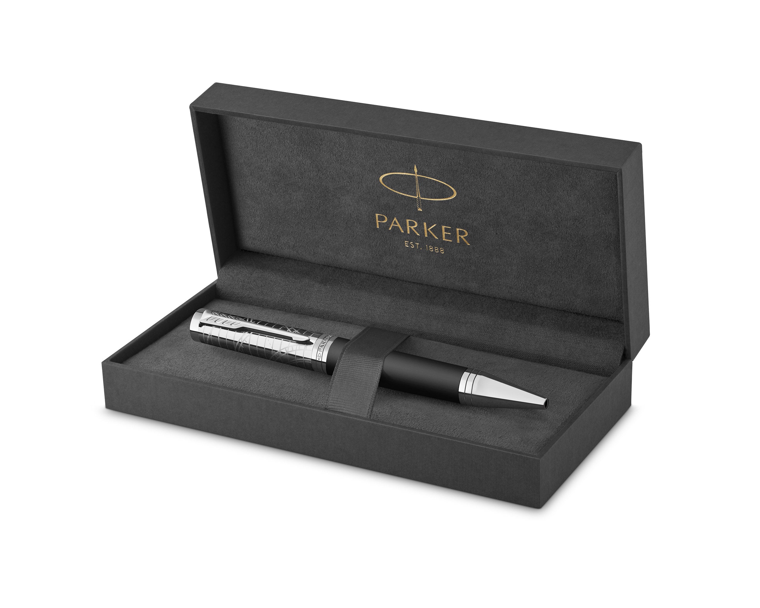 Parker Ingenuity Legacy of Flight Ballpoint Pen with Chrome Trim