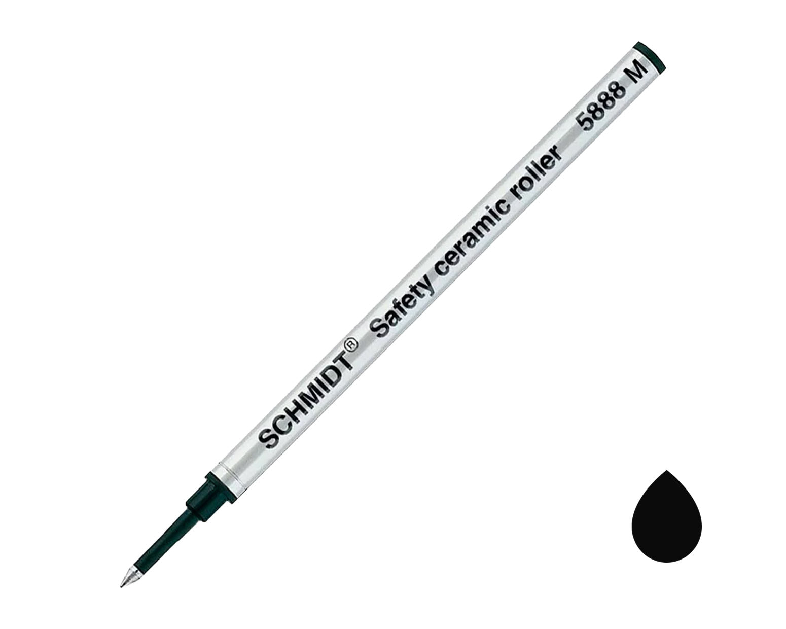 Schmidt Standard Rollerball Pen Refill 2 Pack - Black Medium