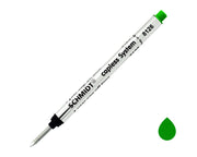 Schmidt Long Capless Rollerball Pen Refill Single 1 Pack - Green