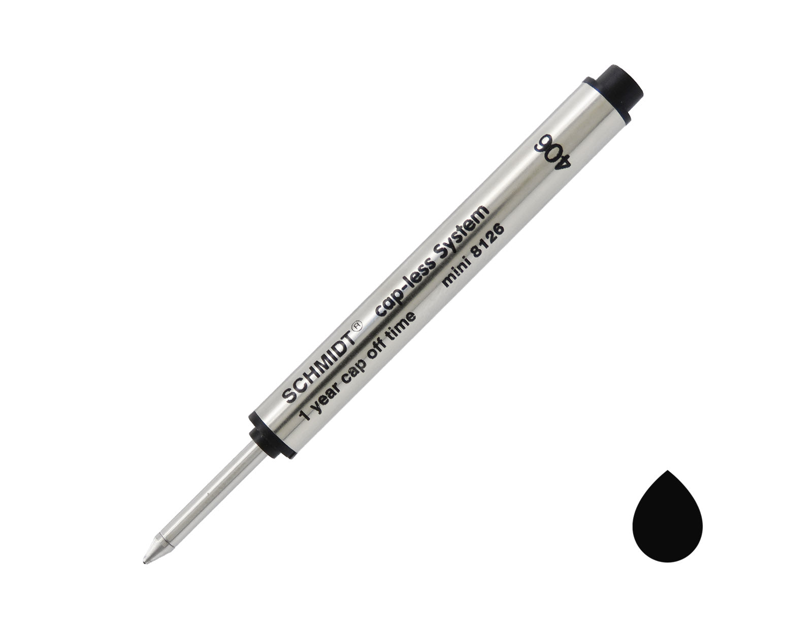 Schmidt Mini Rollerball Pen Refill - Black
