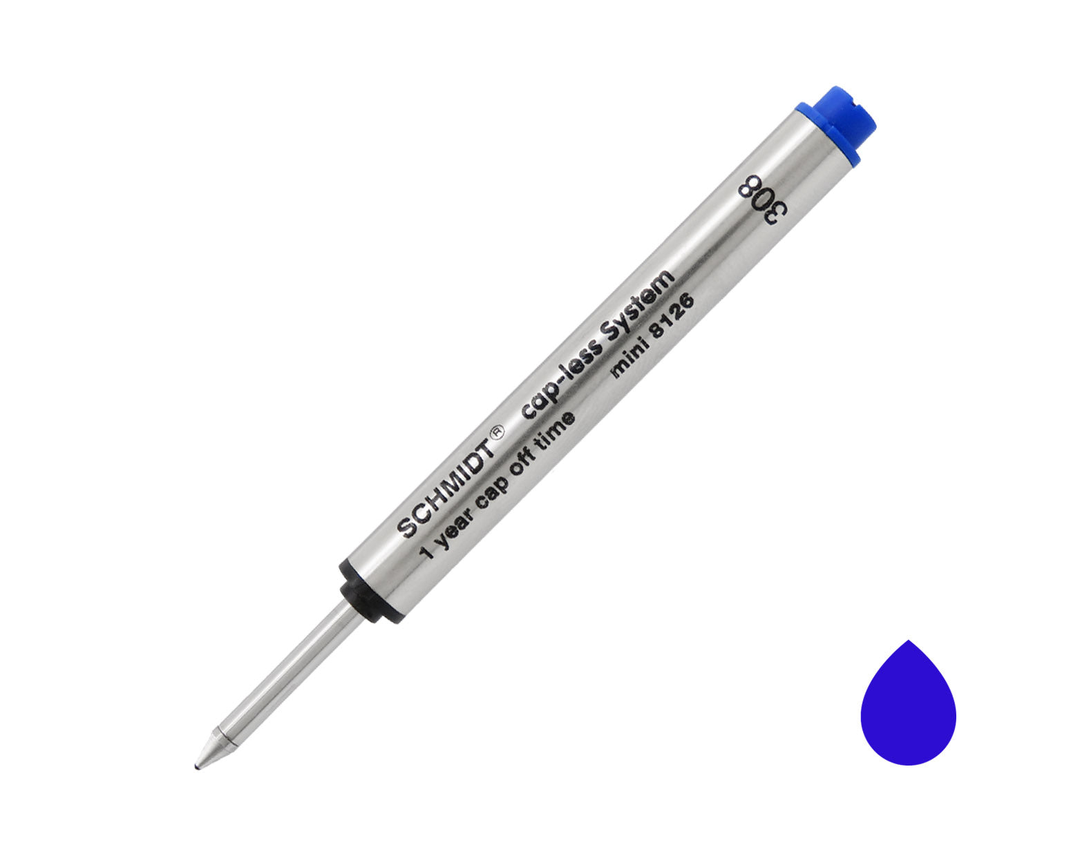 Schmidt Mini Rollerball Pen Refill - Blue