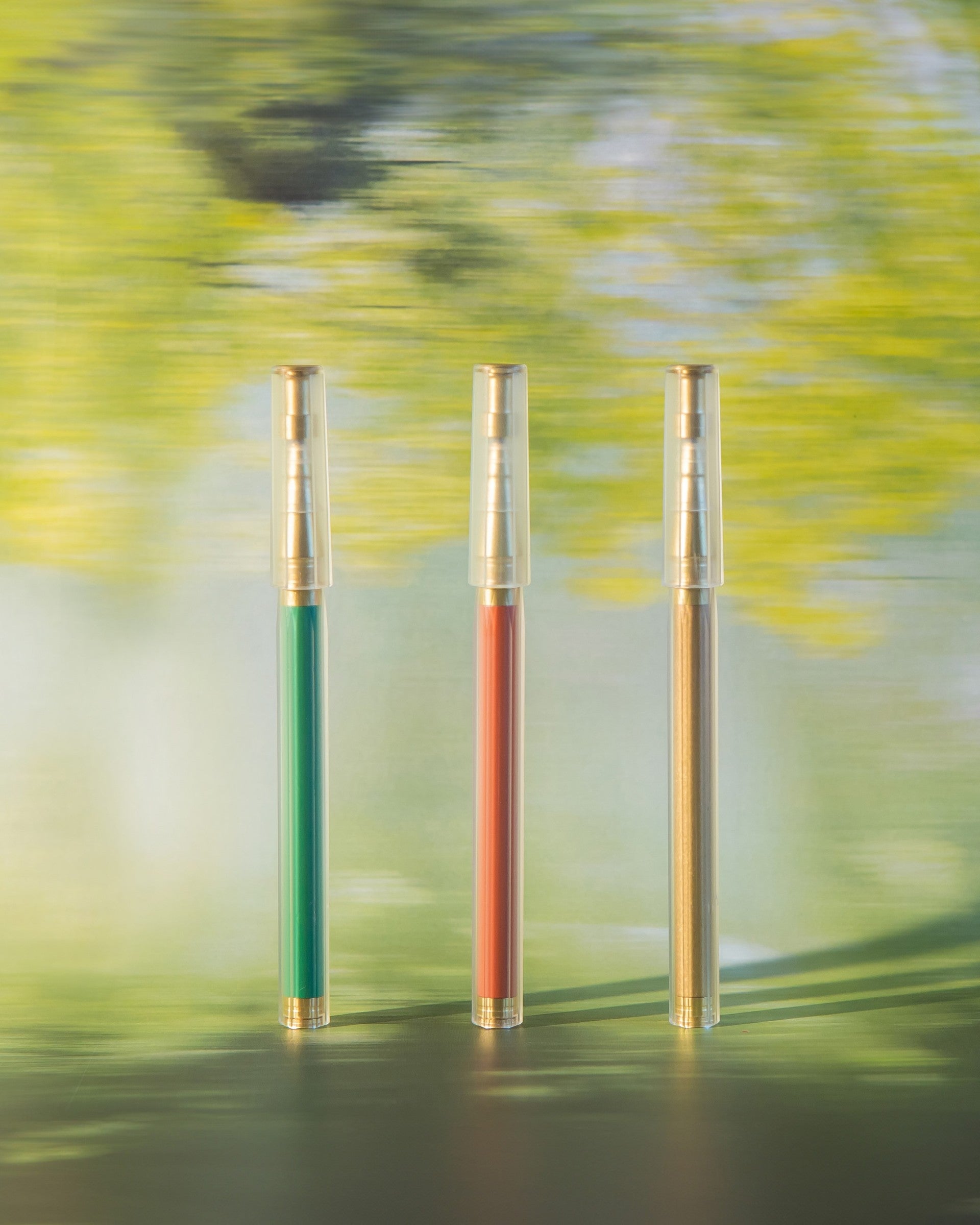 YStudio Glamour Evolve - Elemental Rollerball Pen Series - Brass Gold