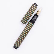 AP Limited Editions Sakura Lacquer Art Fountain Pen - Teal Stars