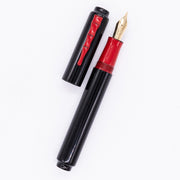 AP Limited Editions Urushi Lacquer Art Fountain Pen - Black & Red