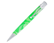 Retro51 Cosmic Swirl Green & White Acrylic Tornado™ Rollerball Pen