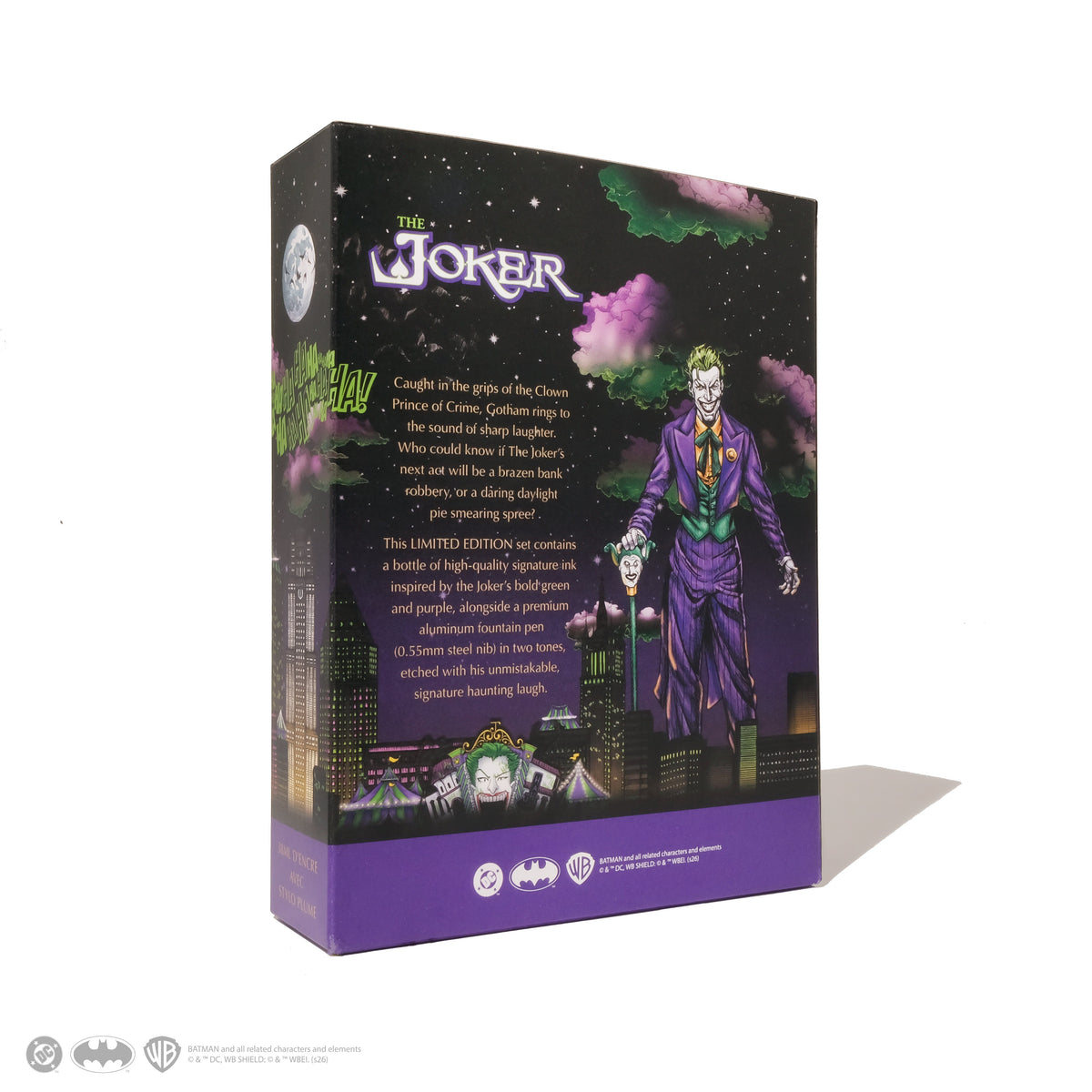 Ferris Wheel Press x Batman Marquise Fountain Pen Set with Ink - The Joker - Limited Edition