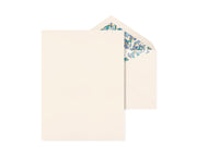 Crane Blue Florentine Half Sheets Set, Ecruwhite - 20 Pack