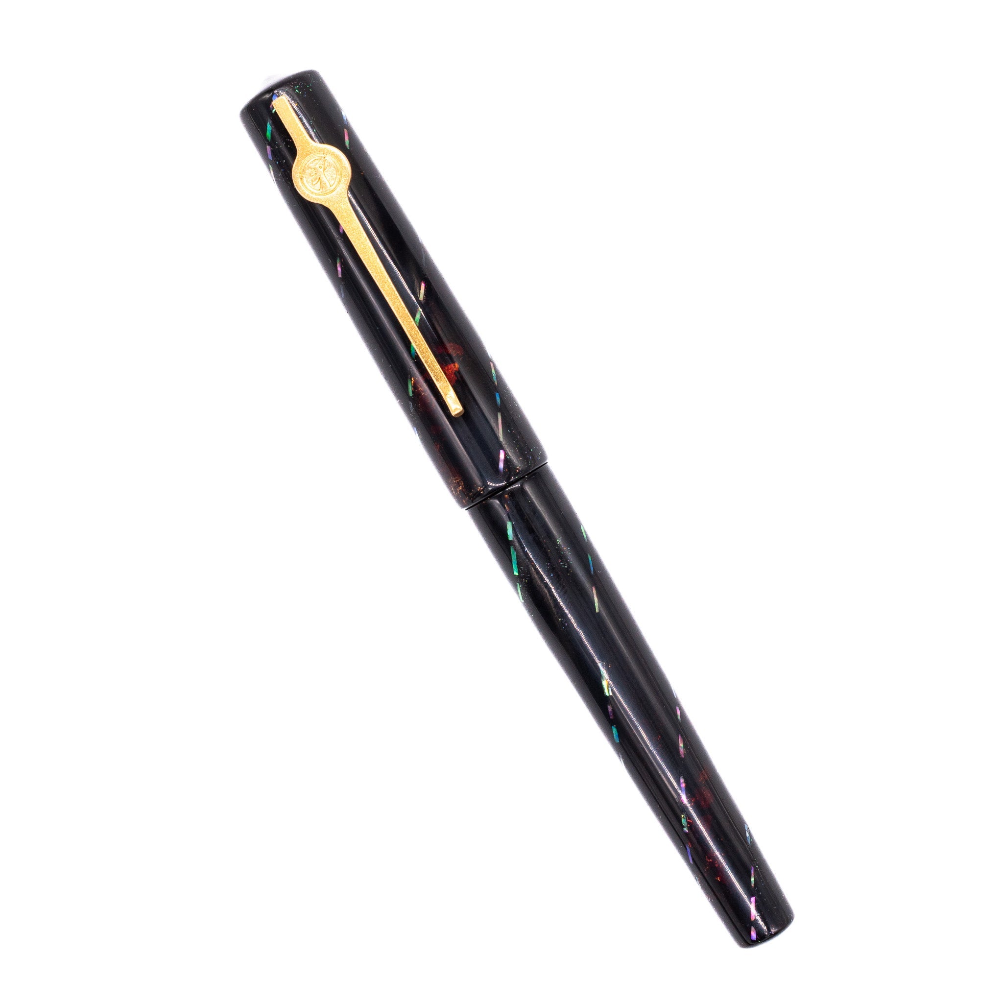 ConCoPens Traditional Vietnamese Lacquer Fountain Pen - Aurora Scroll