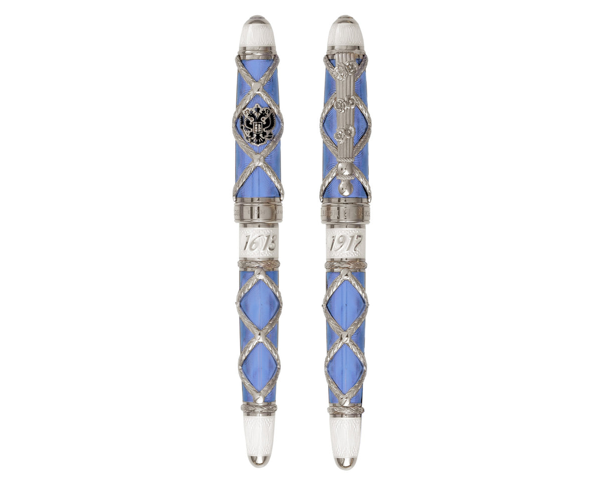 David Oscarson Russian Imperial Fountain Pen - St. Petersburg Blue