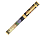 David Oscarson America The Beautiful Rollerball Pen - Onyx with Gold Vermeil