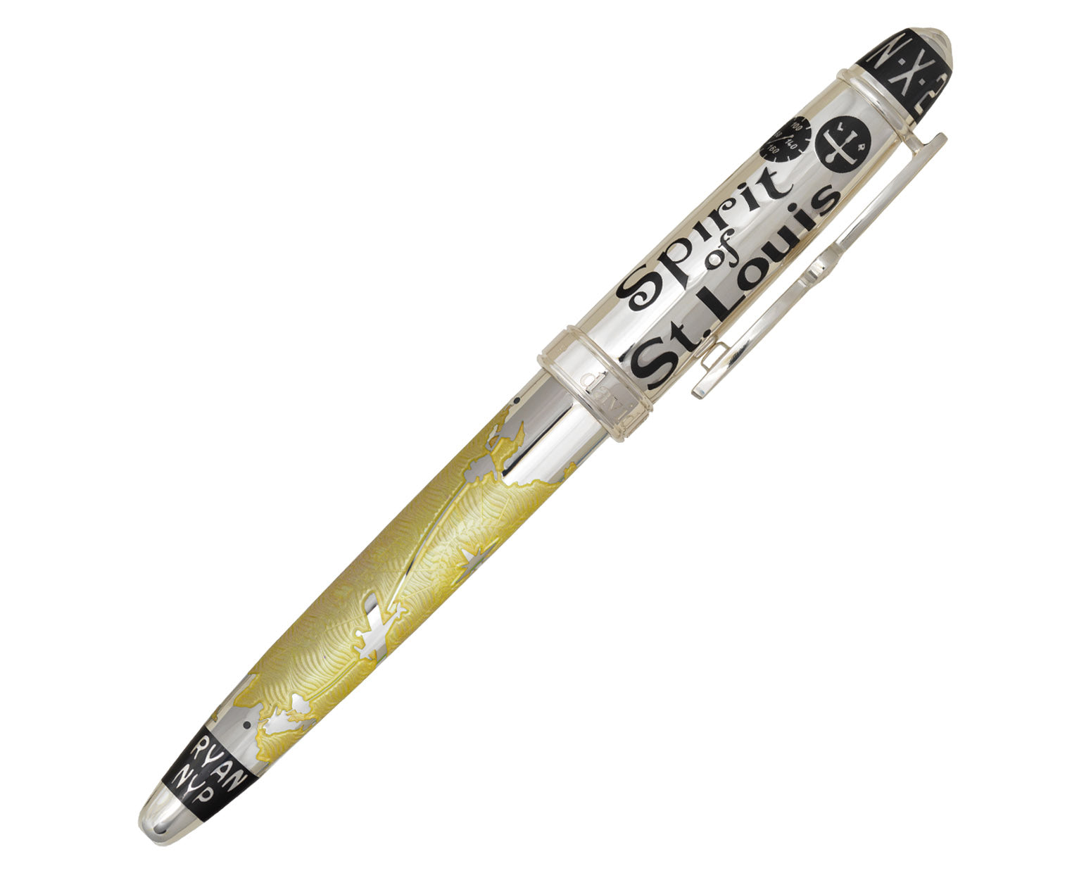 David Oscarson Spirit of St. Louis Rollerball Pen - Sunburst
