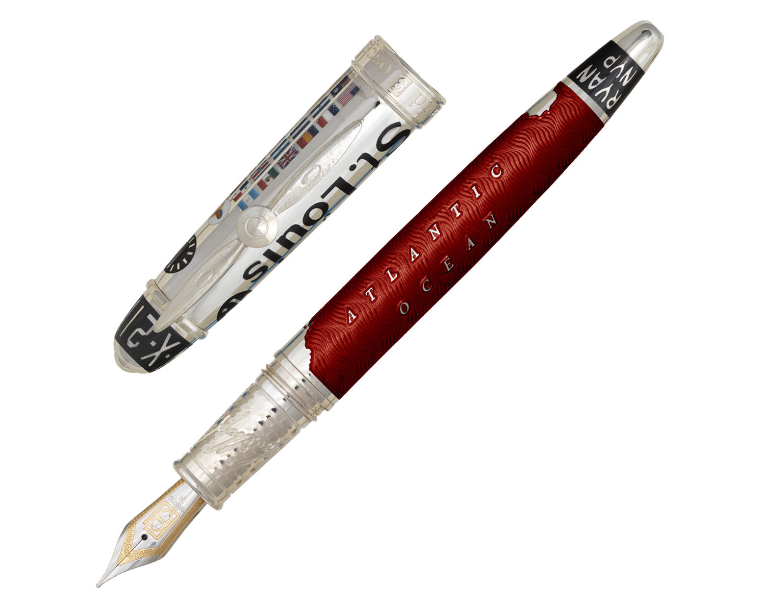 David Oscarson Spirit of St. Louis Fountain Pen - Sunset
