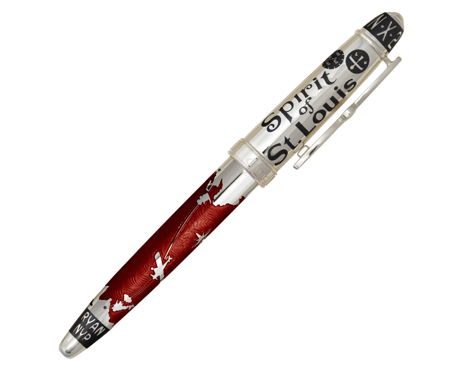David Oscarson Spirit of St. Louis Rollerball Pen - Sunset