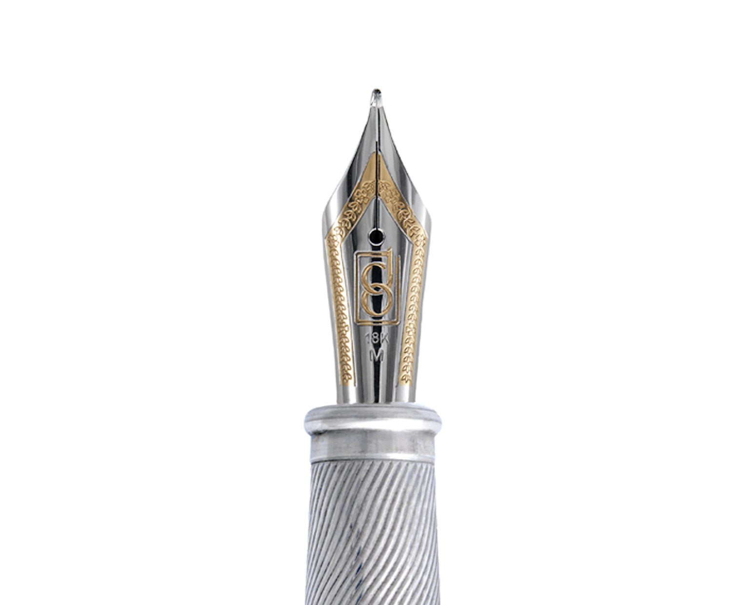 David Oscarson Valhalla Fountain Pen  - Thor - Black, White, Grey