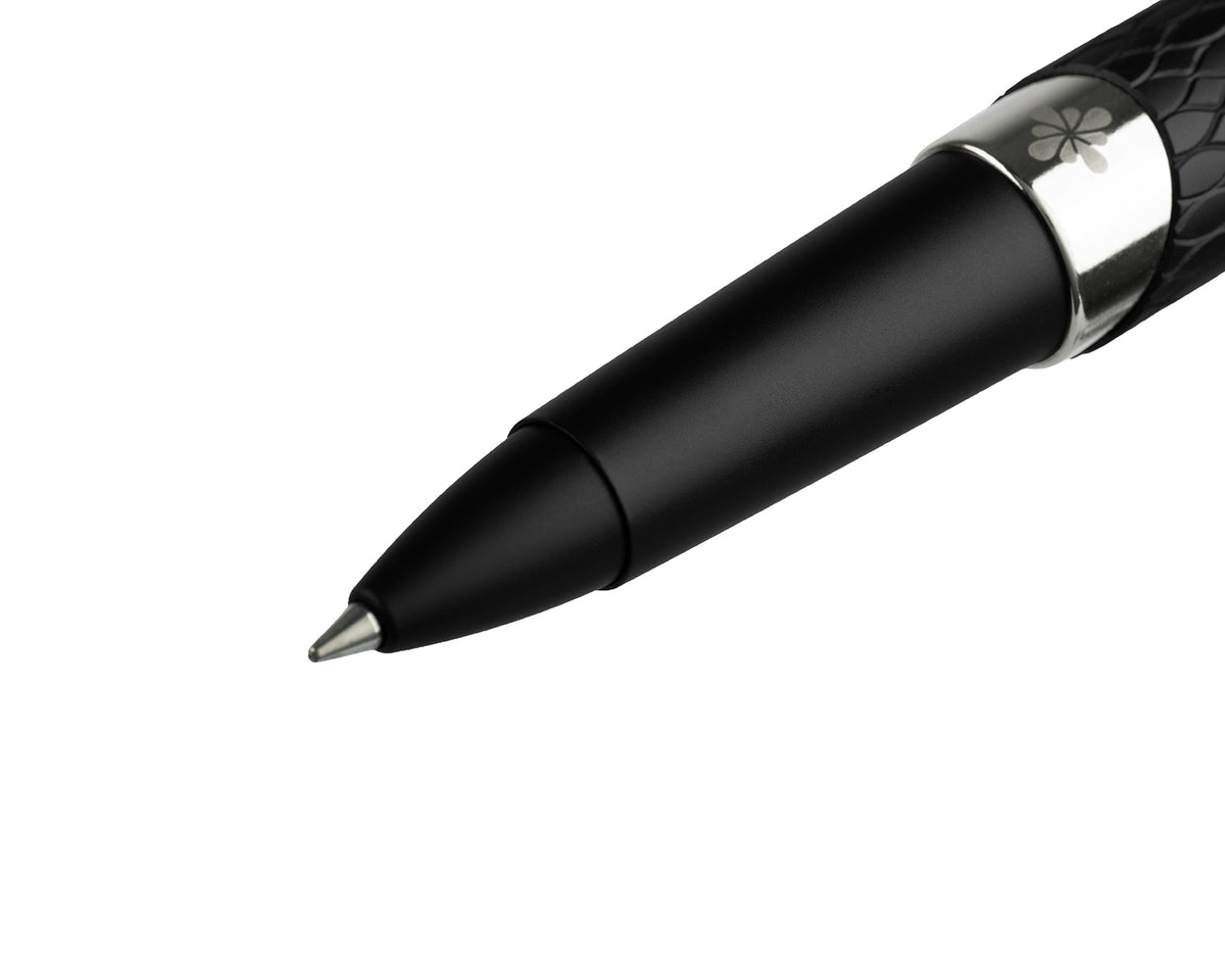 Diplomat Cobra Matte Black Guilloche Rollerball Pen