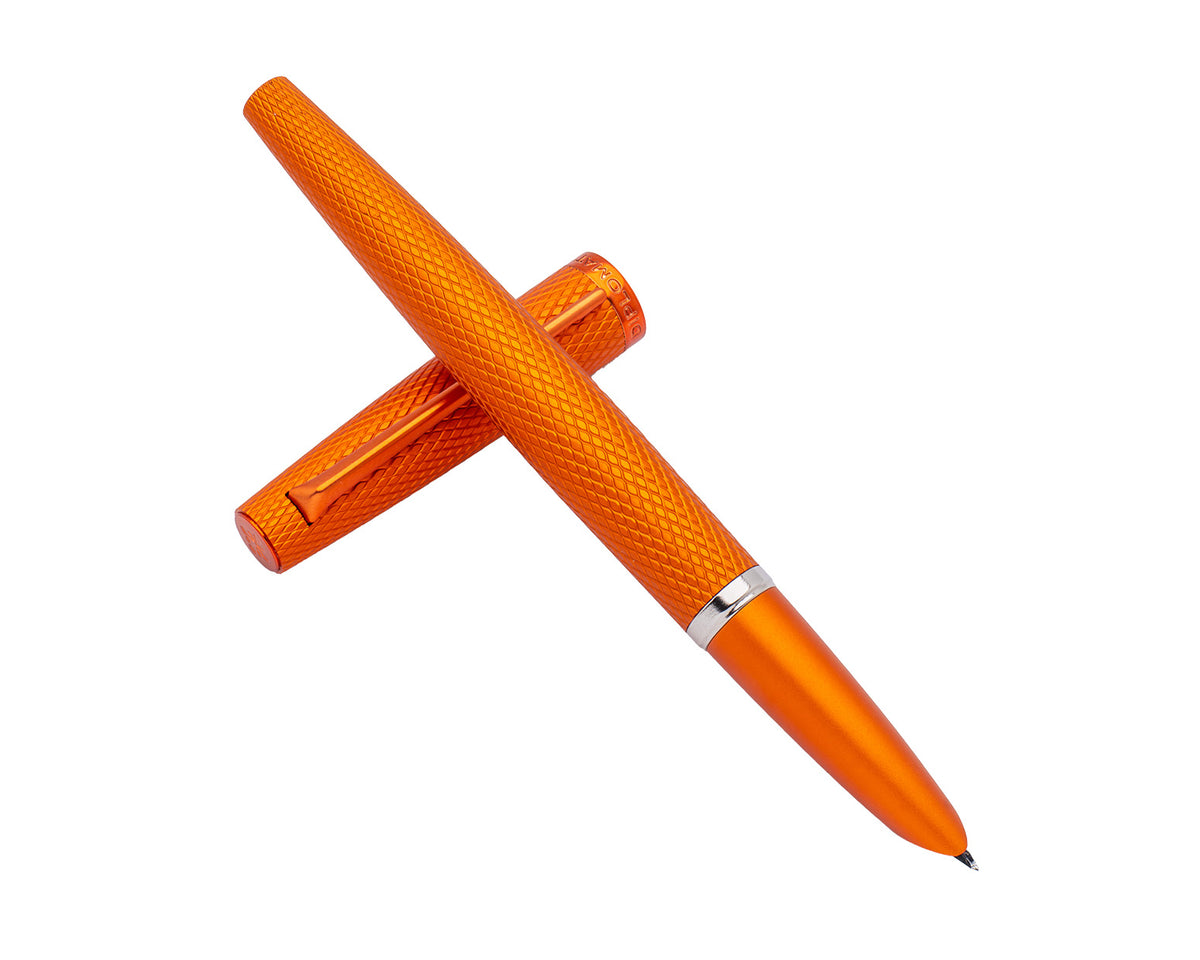 Diplomat Viper Orange Guilloche Fountain Pen