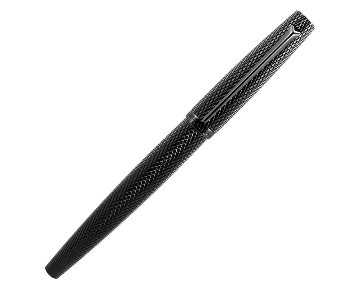 Diplomat Viper Noir/Black Guilloche Fountain Pen