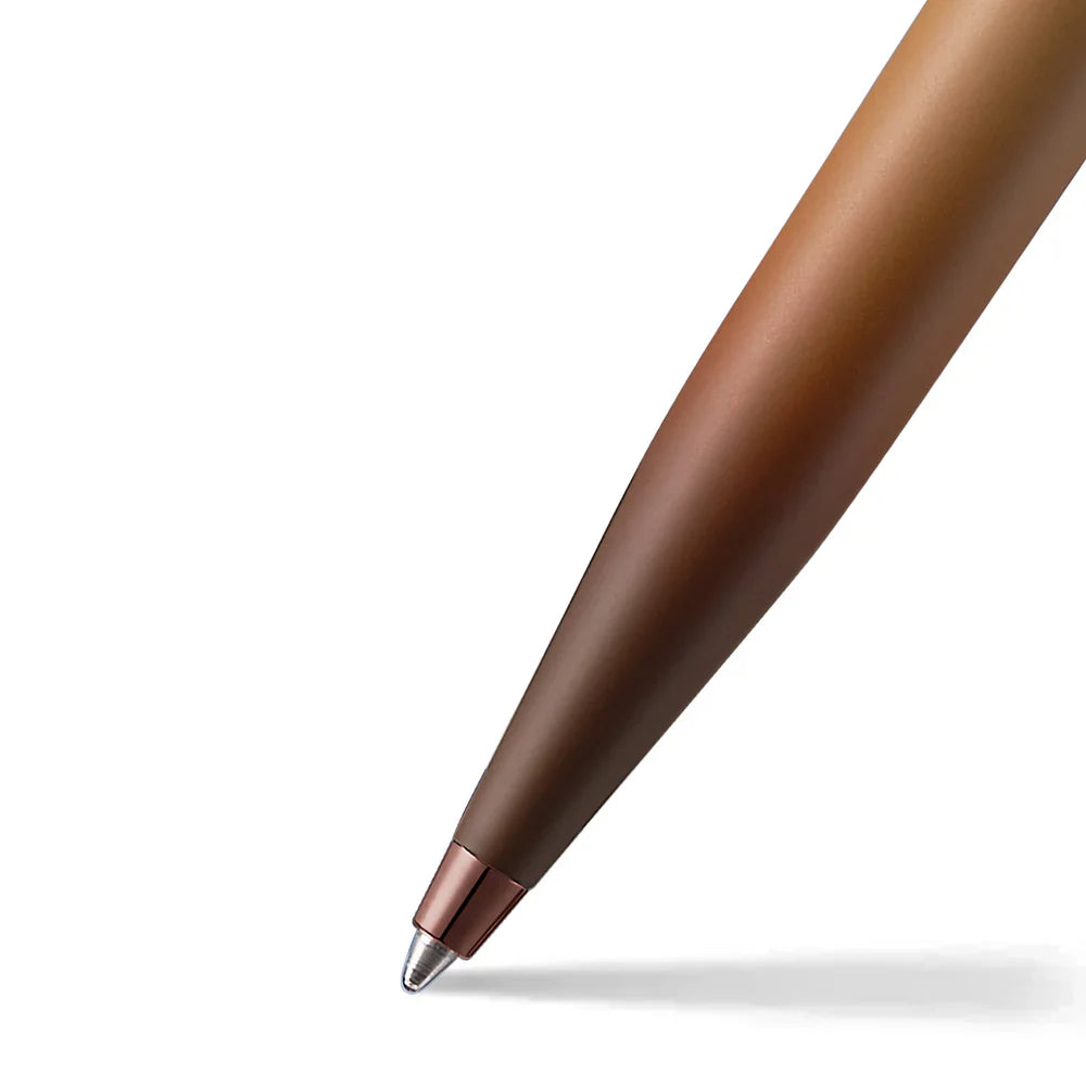 Sheaffer VFM Coffee Edition Matte Brown Ballpoint Pen with Regal Brown PVD Trim