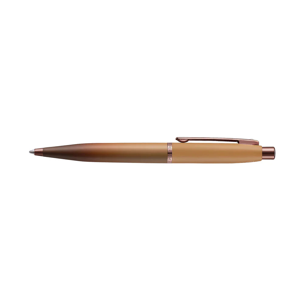 Sheaffer VFM Coffee Edition Matte Brown Ballpoint Pen with Regal Brown PVD Trim