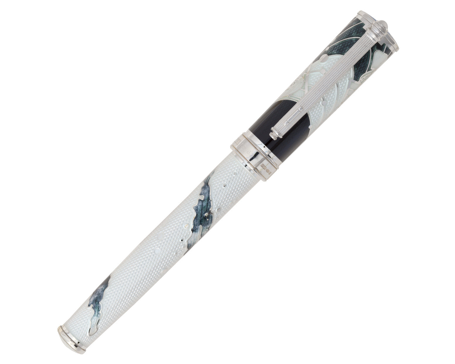 David Oscarson Edwin Hubble Rollerball Pen - Monochromatic Black and White