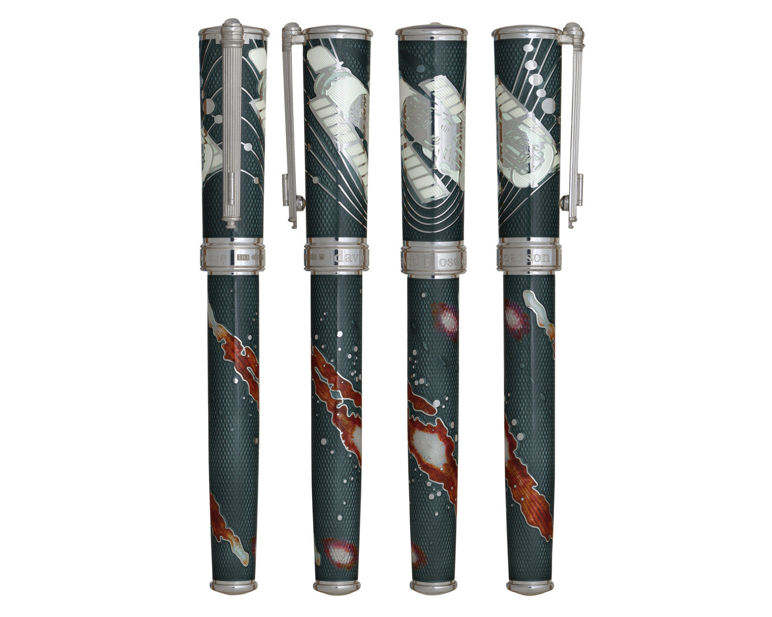 David Oscarson Edwin Hubble Rollerball Pen - Moon Dust