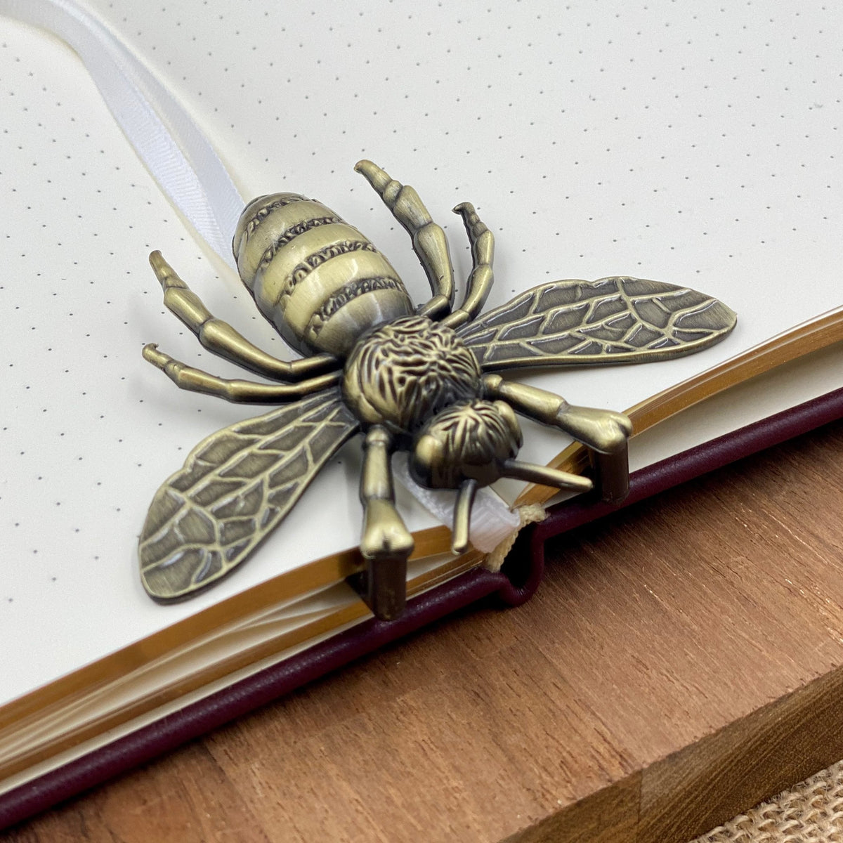 Esterbrook Bee Page Holder Brass