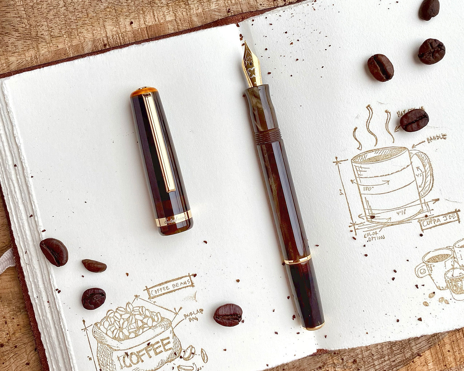 Esterbrook JR Pumpkin Latte Fountain Pen