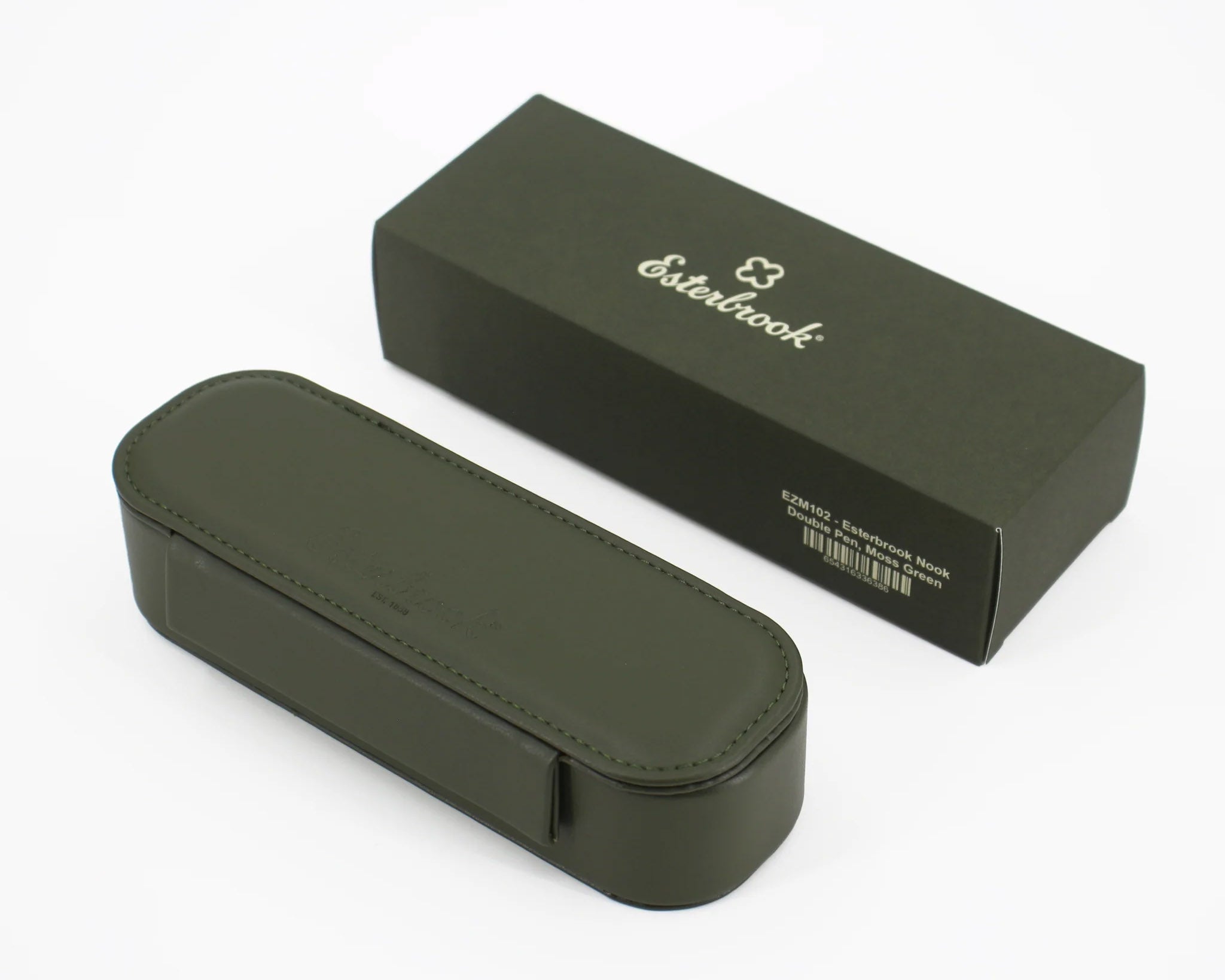 Esterbrook Nook 2 Slot Pen Case - Moss Green