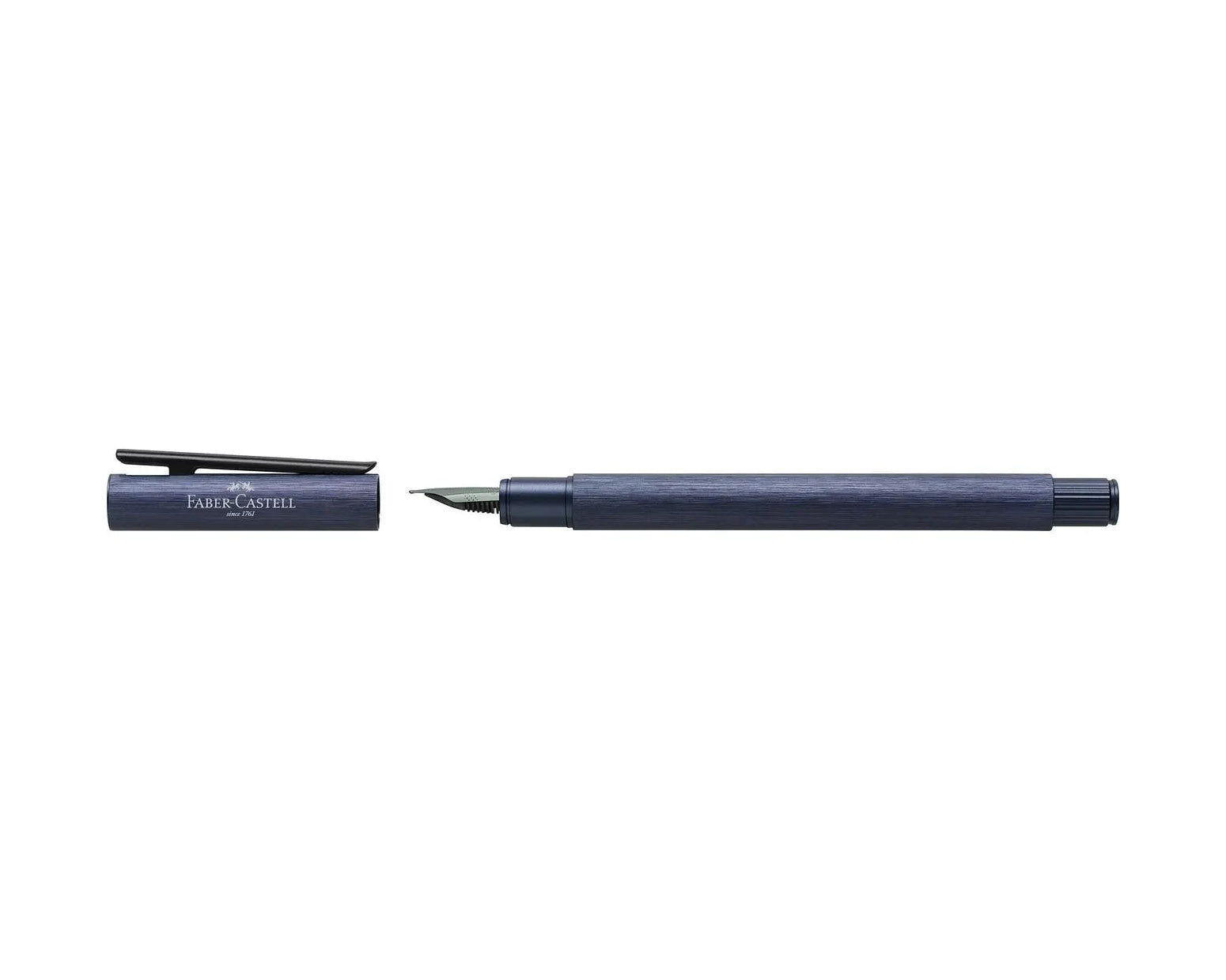Faber-Castell Neo Slim Aluminum Fountain Pen Dark Blue