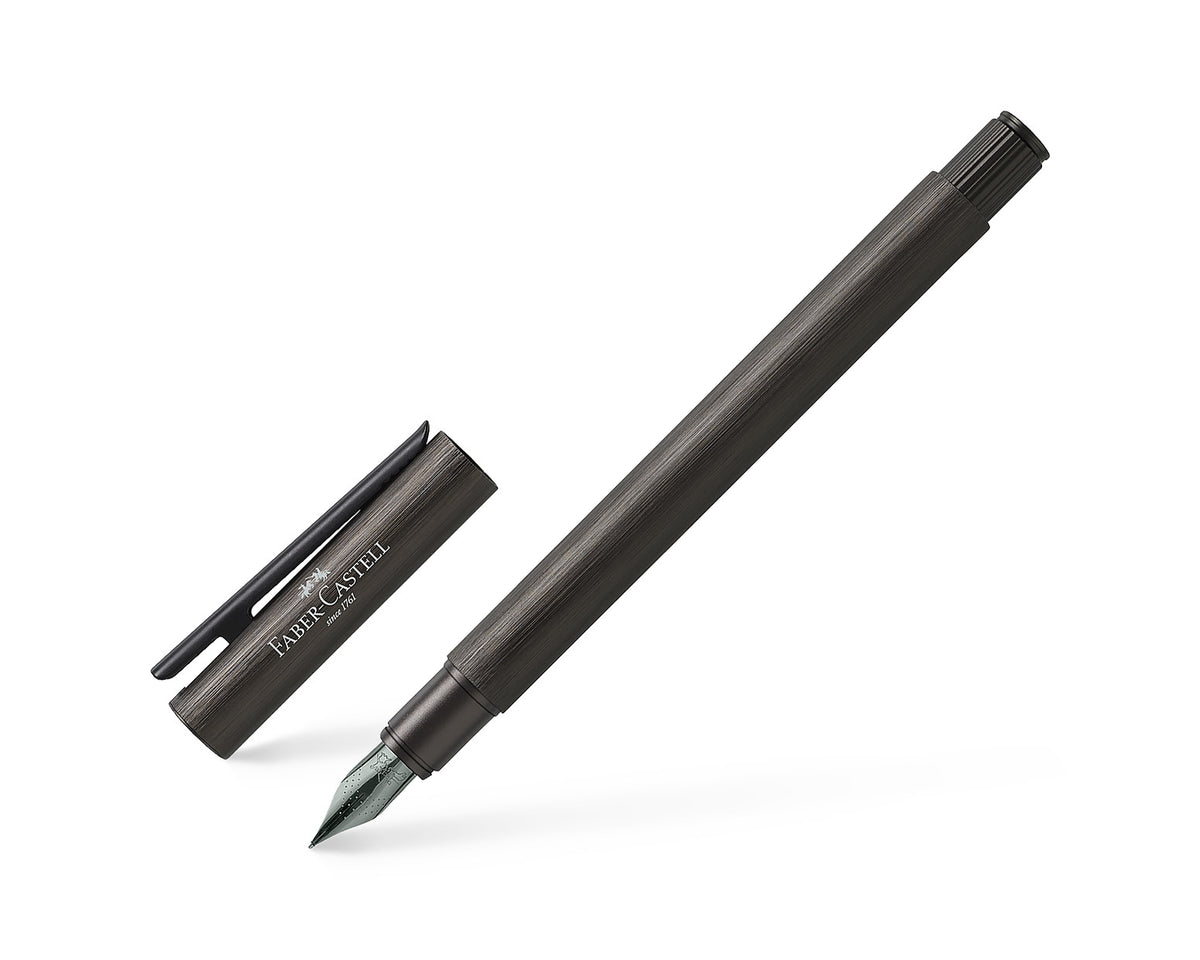 Faber-Castell Neo Slim Aluminum Gunmetal Fountain Pen
