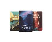 Field Notes National Parks Series A: Yosemite, Acadia, Zion - 3 Pack