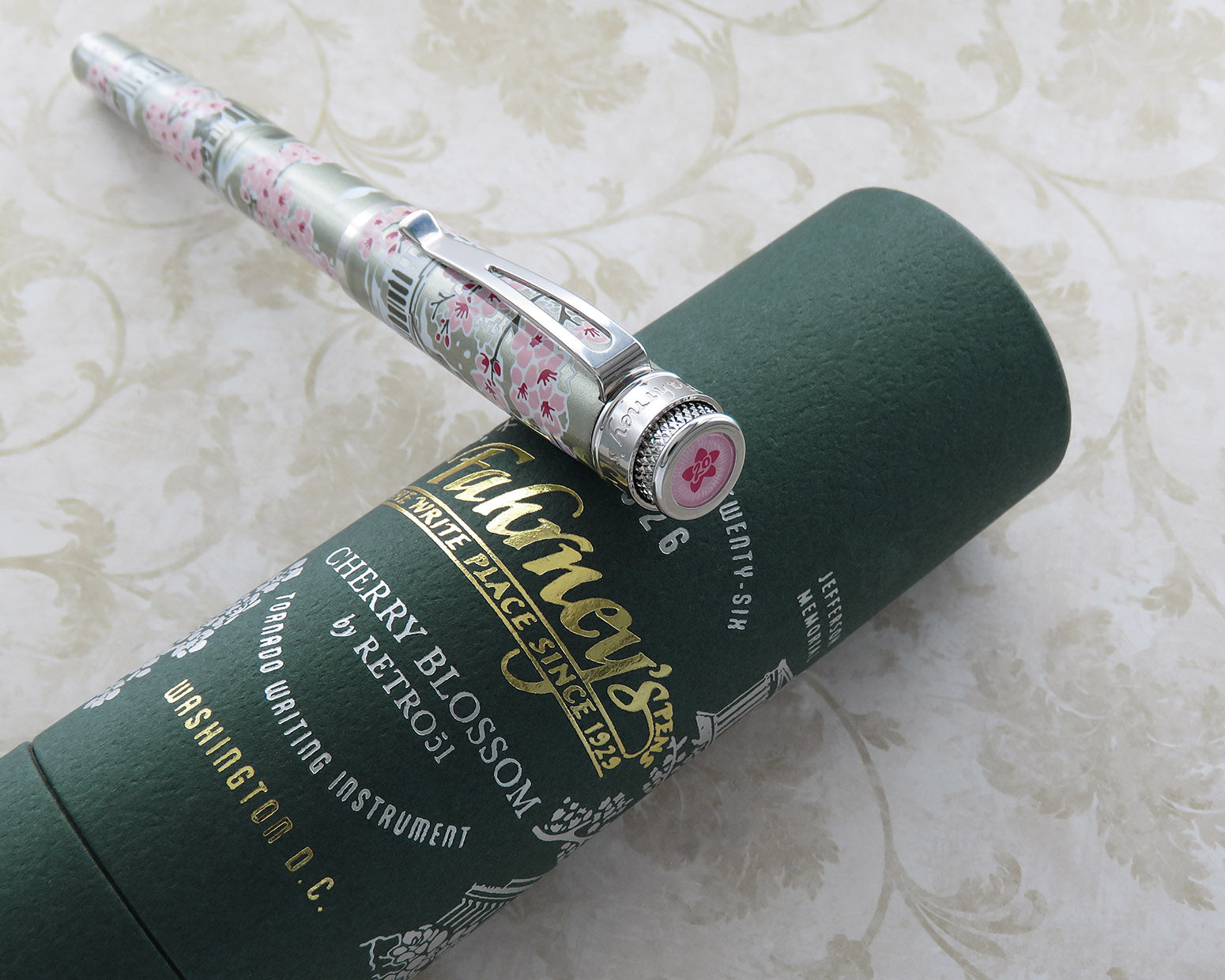 Retro51 2026 Cherry Blossom Fahrney's Exclusive Tornado™ Fountain Pen