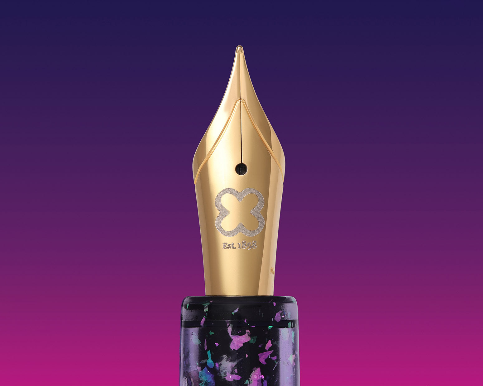 Esterbrook Sakura Street Estie Fountain Pen with Gold Trim