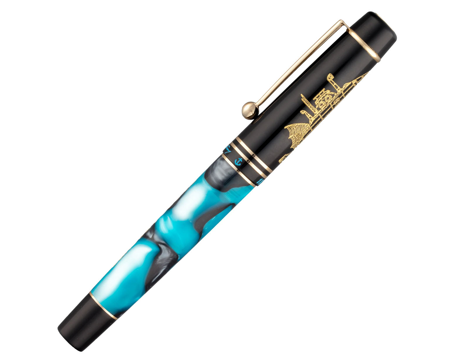 LeBoeuf Jules Verne's 20,000 Under The Sea LE Fountain Pen
