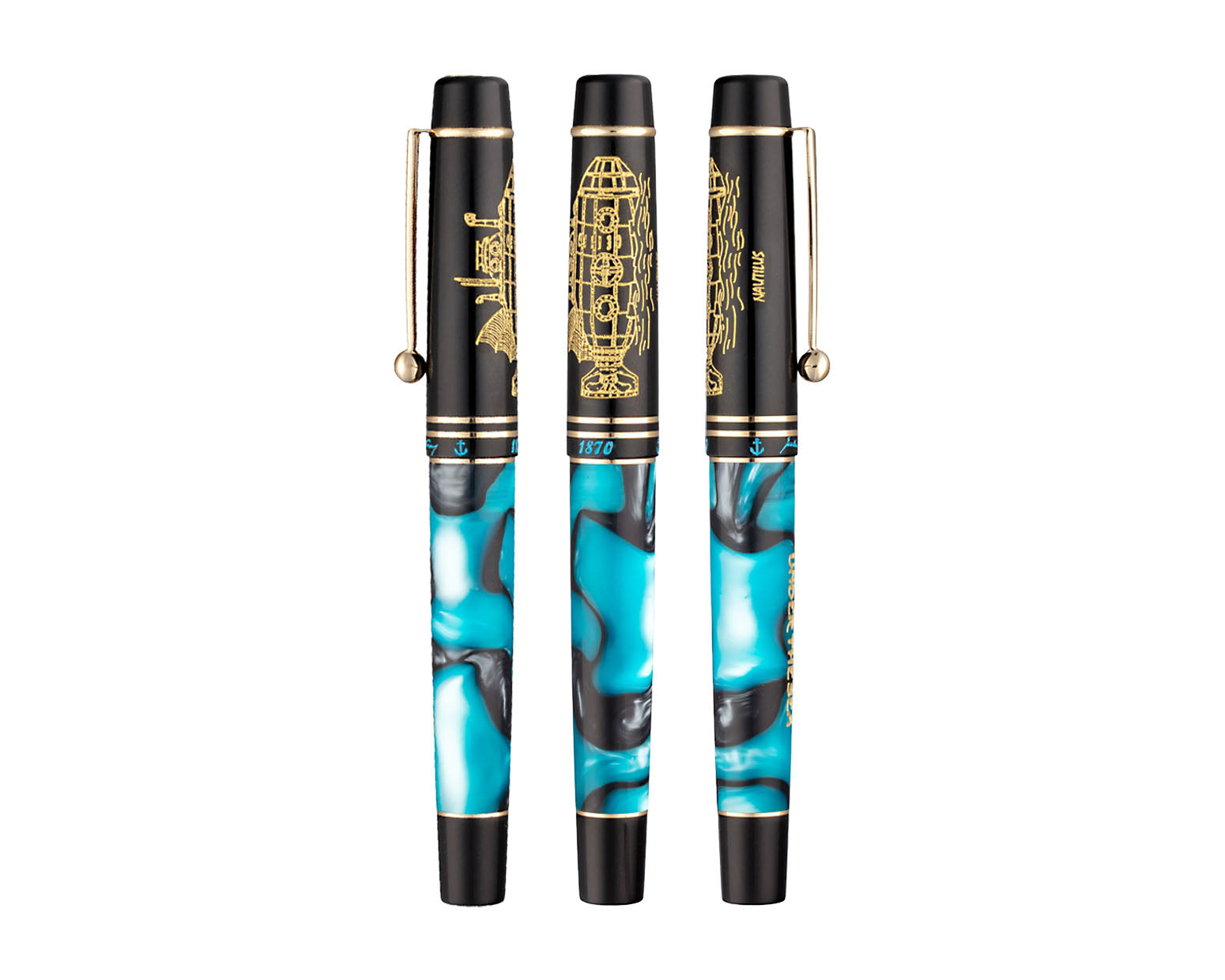 LeBoeuf Jules Verne's 20,000 Under The Sea LE Fountain Pen