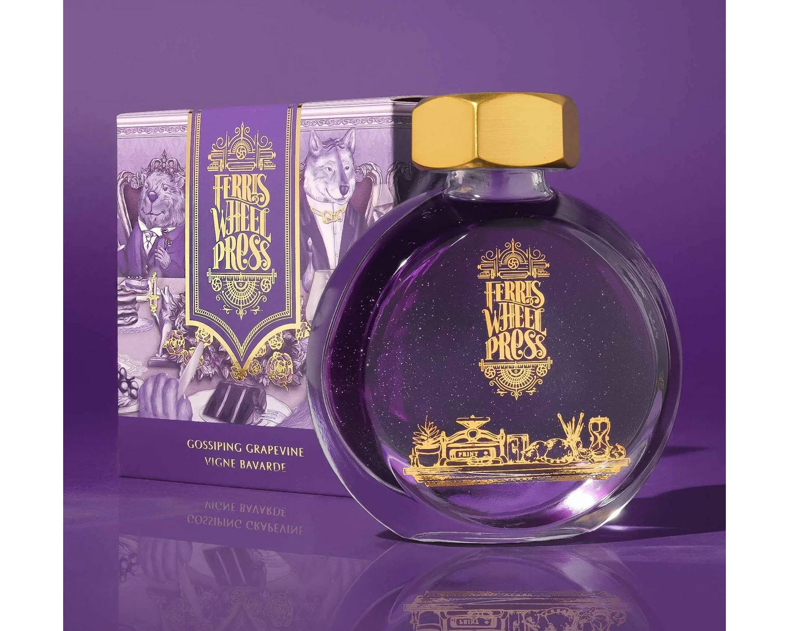 Ferris Wheel Press 38ml Bottled Ink - Gossiping Grapevine