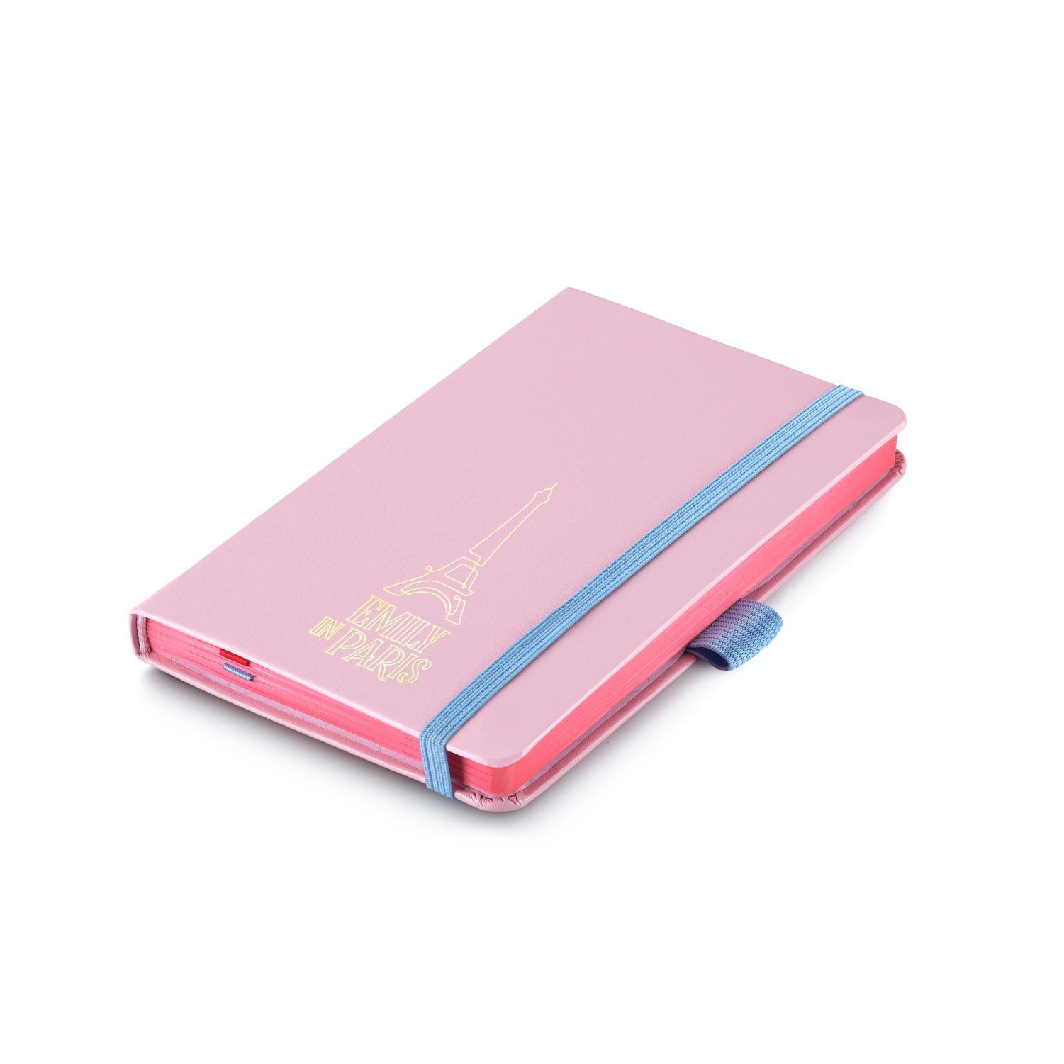 Sheaffer Emily in Paris Sentinel Pink Matte Ballpoint Pen with Chrome Trim & Small Hardbound Notebook Gift Set