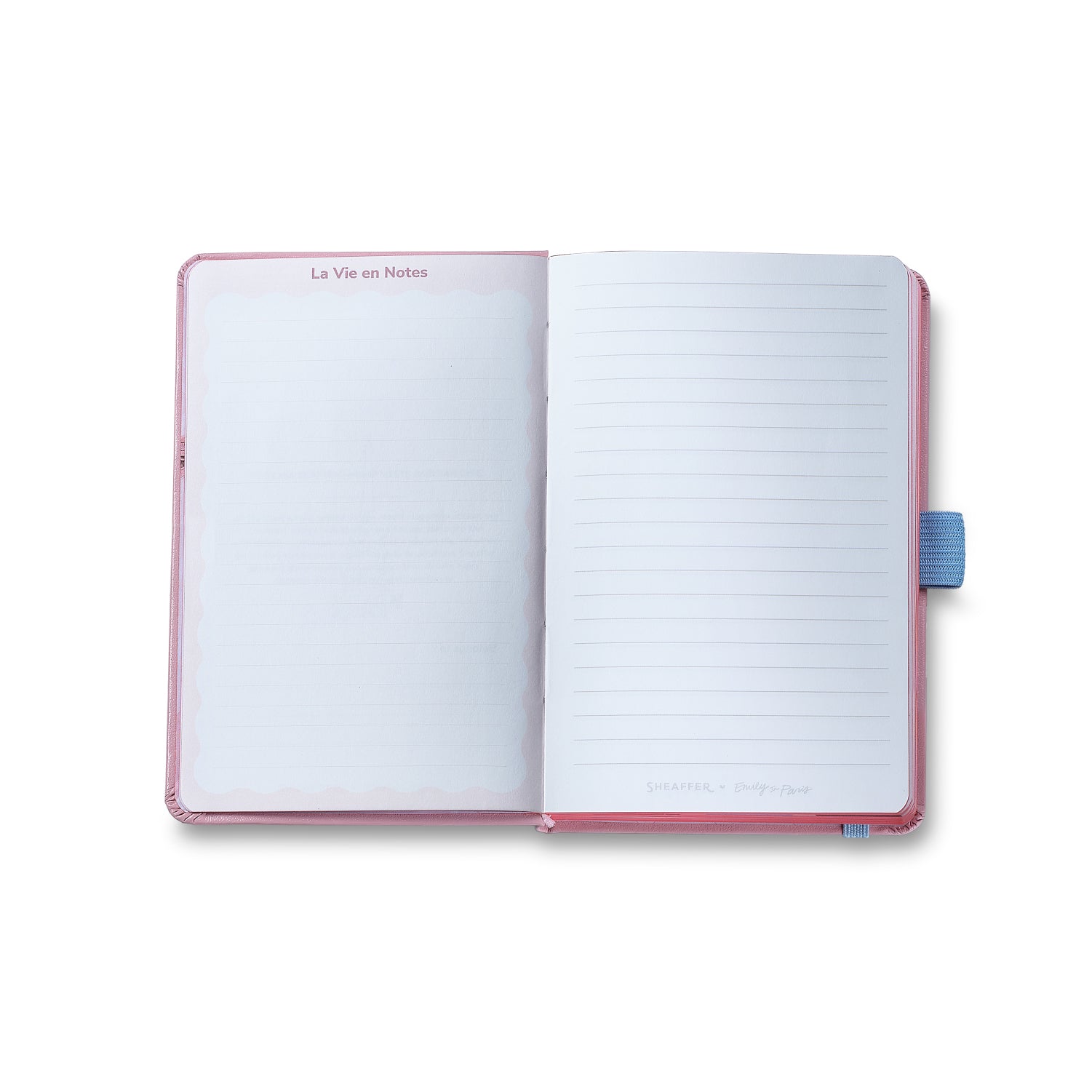 Sheaffer Emily in Paris Sentinel Pink Matte Ballpoint Pen with Chrome Trim & Small Hardbound Notebook Gift Set