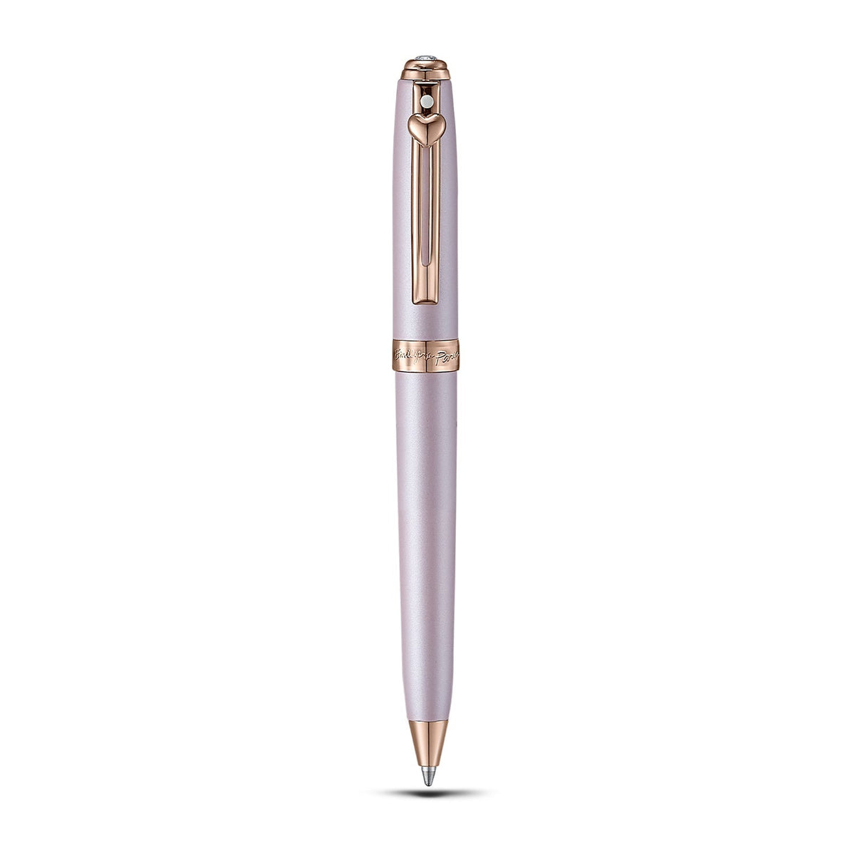 Sheaffer Emily in Paris Prelude Mini Pastel Pink Ballpoint Pen & Full-Grain Leather Credit Card Holder Gift Set