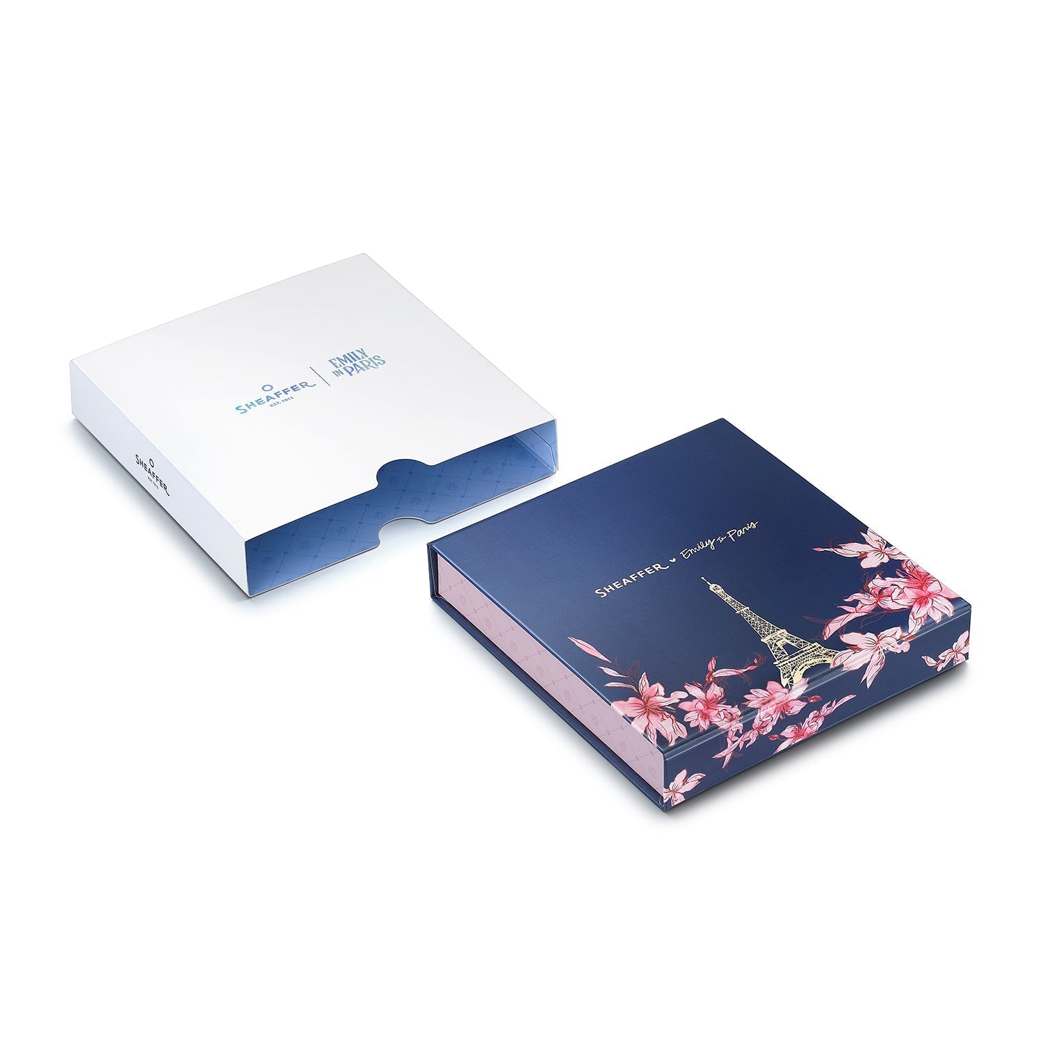 Sheaffer Emily in Paris Prelude Mini Pastel Pink Ballpoint Pen & Hardbound Small Notebook Gift Set