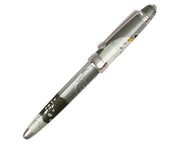 David Oscarson Hans Christian Andersen Rollerball Pen - Translucent Grey, Mossy Black and White
